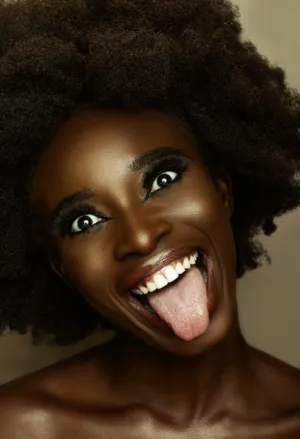 Black Woman With Afro