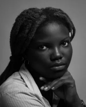 Black And White Portrait