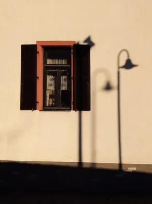 Window And Street Lamp Shadows