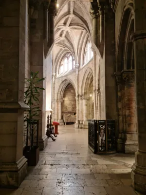 Interior Of A Gothic Cathedral