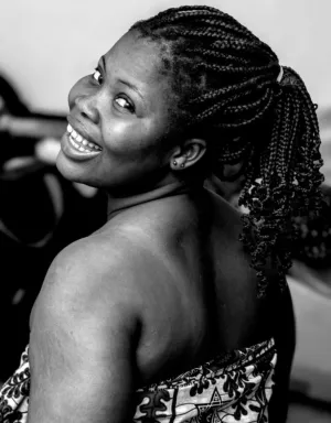 Black And White Portrait