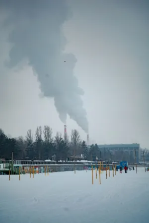 Industrial Winter Landscape