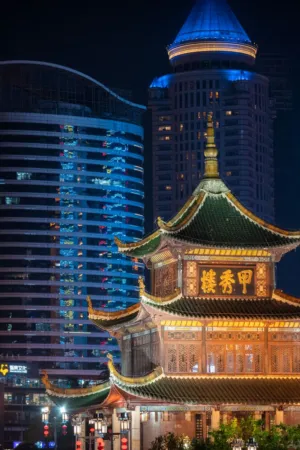 Urban Fusion: Traditional And Modern Architecture