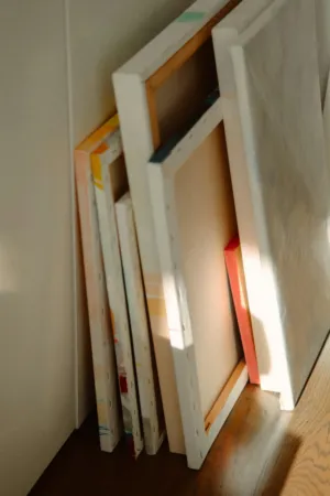 Stack Of Canvas Art