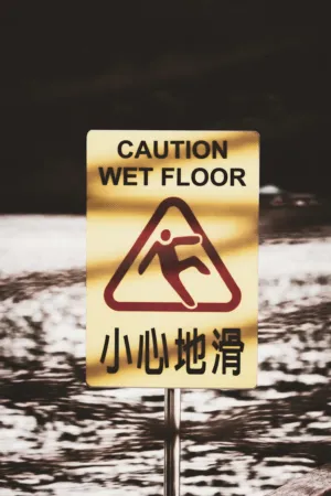 Wet Floor Caution Sign