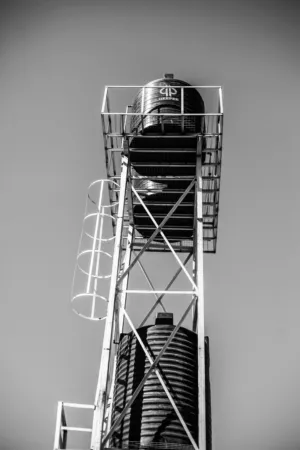 Water Tower Silhouette