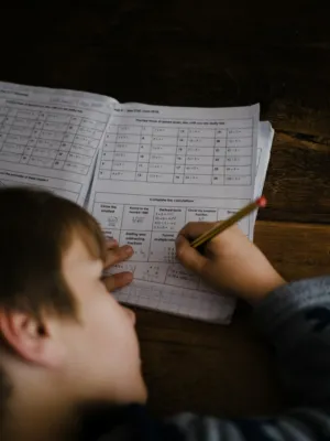Child Doing Homework