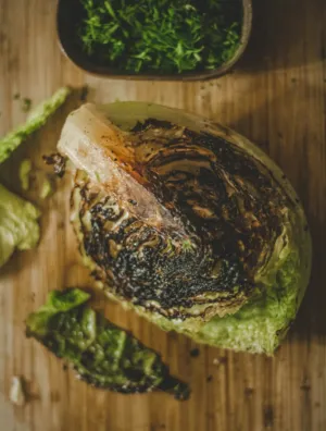Grilled Lettuce