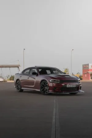Maroon Dodge Charger