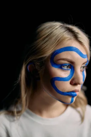 Blue Artistic Makeup