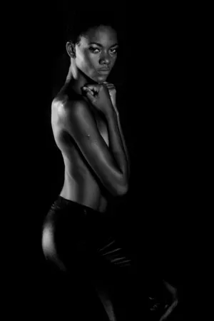 Black And White Portrait