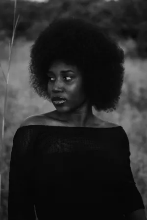 Black And White Portrait