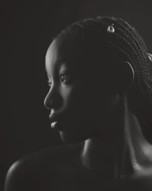 Black And White Portrait