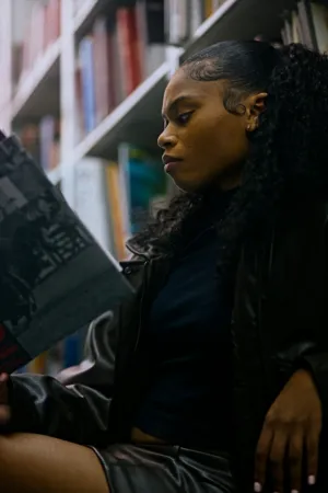 Reading In A Library