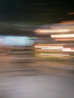Blurred City Lights