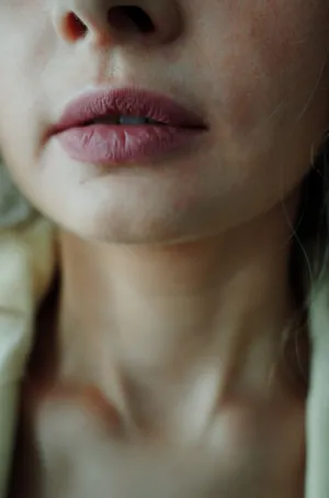 Close-Up Of A Woman'S Mouth