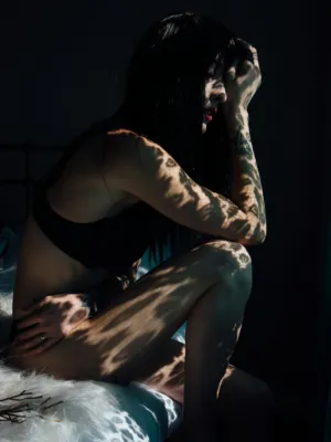 Dark And Moody Portrait