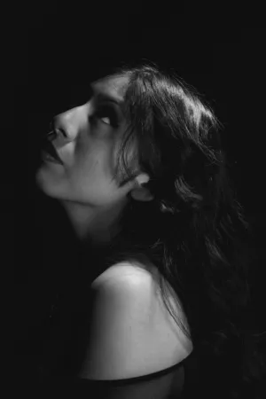 Black And White Portrait