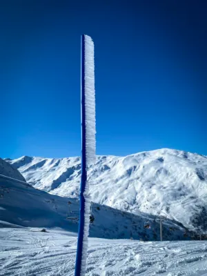 Icy Ski Pole