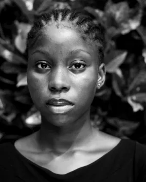 Black And White Portrait