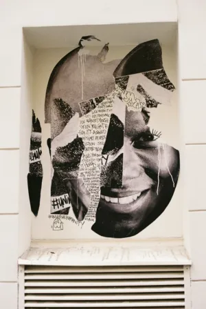 Abstract Portrait Mural