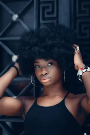 Black Woman With Afro