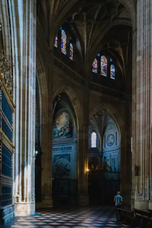 Interior Of A Gothic Cathedral