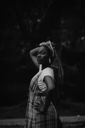 Black And White Portrait