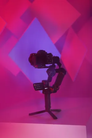 Camera On A Tripod