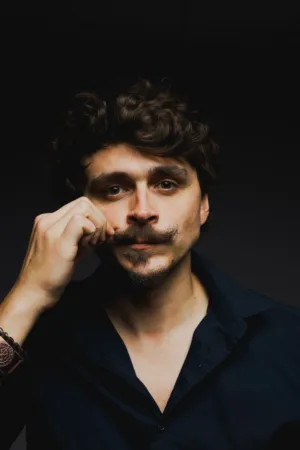 Portrait Of A Man With Mustache