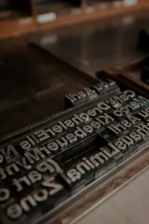 Vintage Letterpress Type