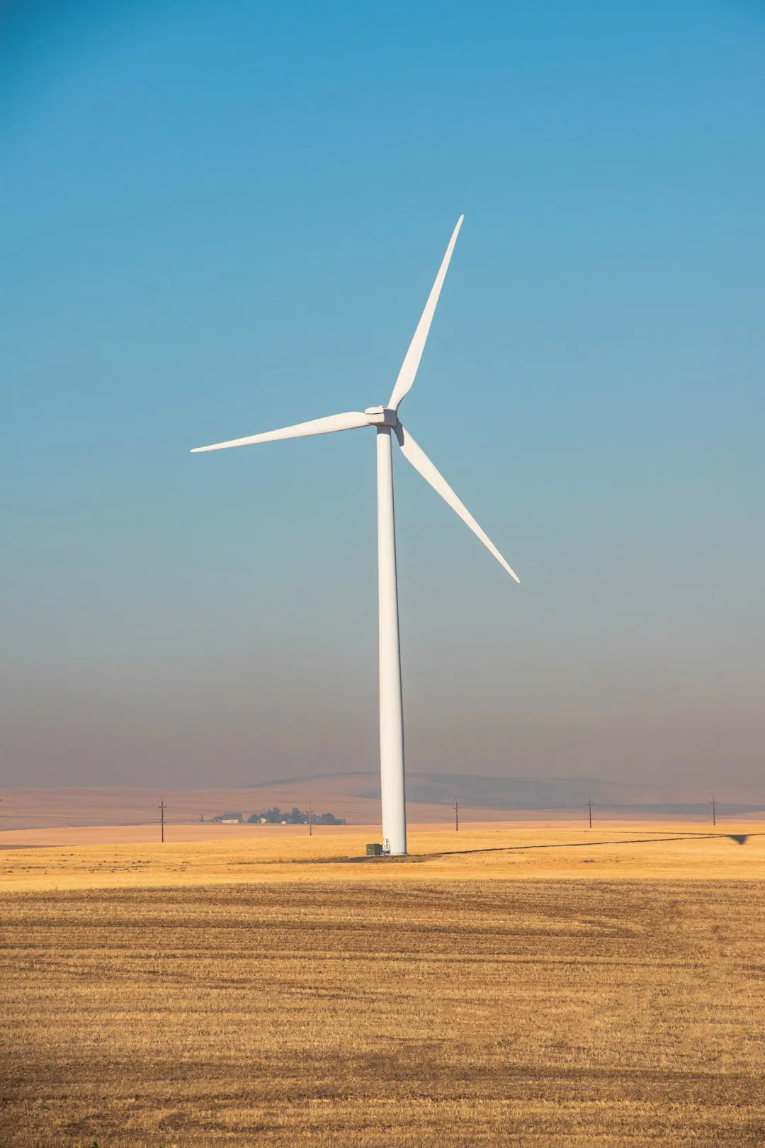 Wind Turbine In A Field