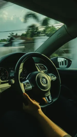Driving Through A Rainy Day
