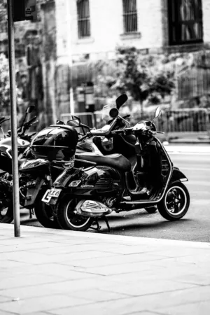 Scooters In The City