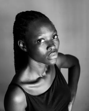 Black And White Portrait