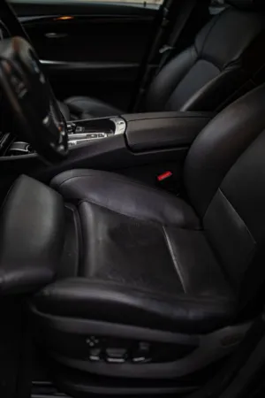Black Leather Car Interior
