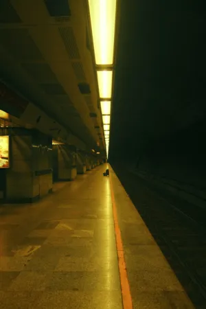 Empty Subway Station