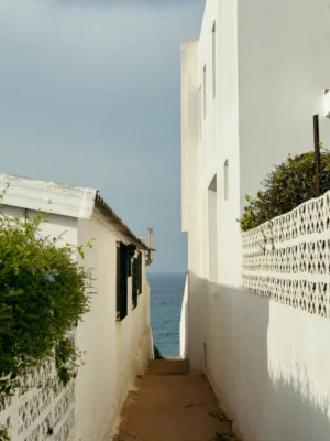 White Buildings By The Sea
