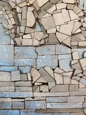 Wooden Mosaic Wall