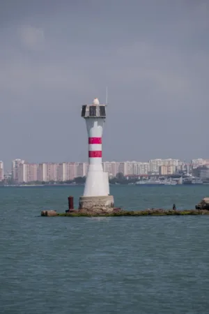 Lighthouse In The Sea