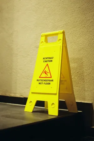 Wet Floor Caution Sign