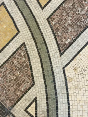 Abstract Mosaic Floor