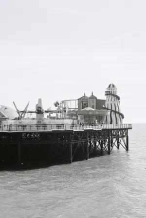 Black And White Pier