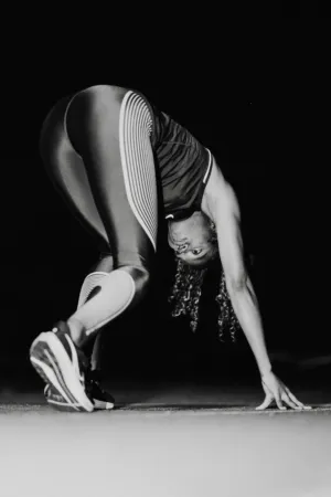 Athlete In Starting Position