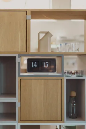 Modern Wooden Shelving Unit