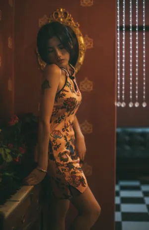 Vintage Floral Dress