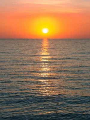 Sunset Over The Ocean