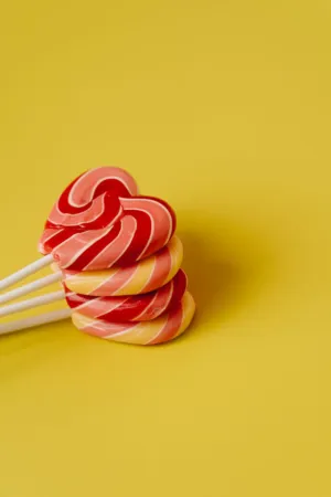 Heart-Shaped Lollipops