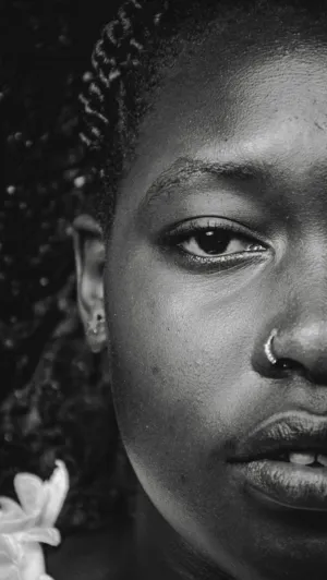 Black And White Portrait
