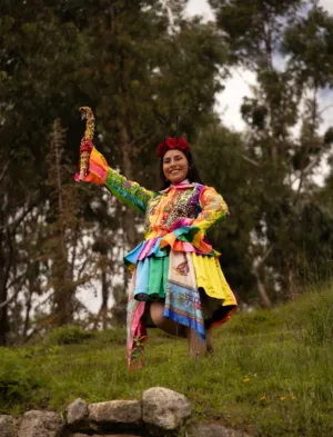 Colorful Traditional Dancer